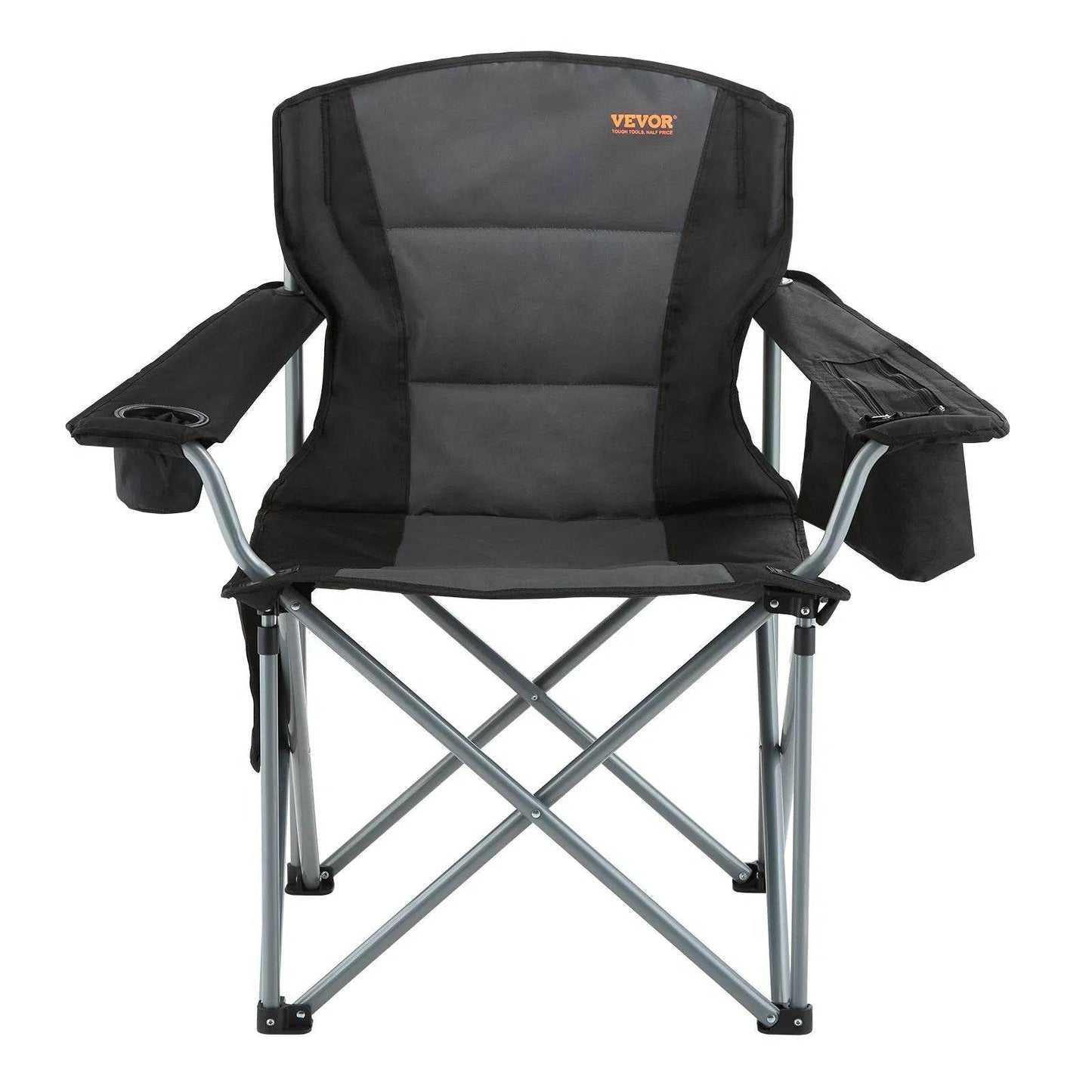 Portable Heavy Duty Outdoor Quad Lumbar Back Padded Arm Chair