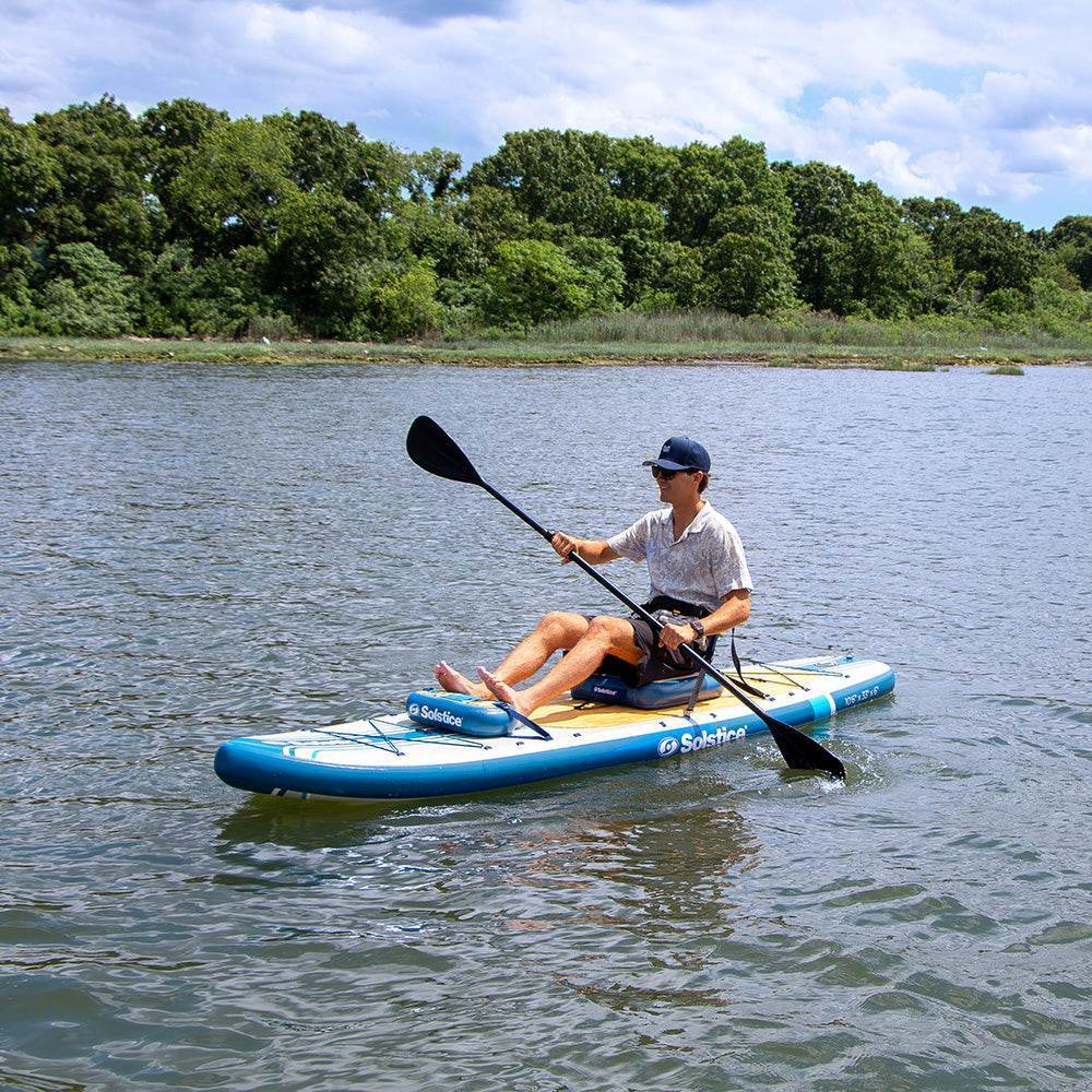 Blue 10’6 Rambler Inflatable SUP/Kayak 2-in-1 Kit with Seat & Paddle