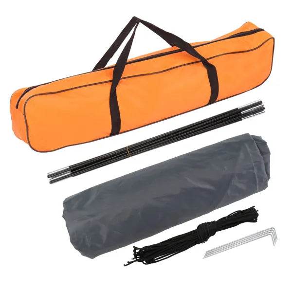 2-Person Waterproof Camping Dome Tent – Orange & Green