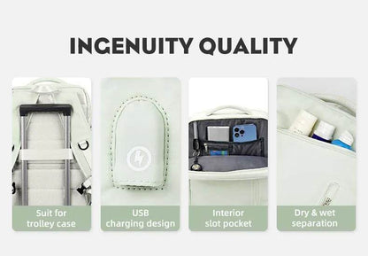 Extendable Travel Backpack With USB