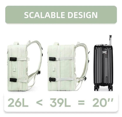 Extendable Travel Backpack With USB