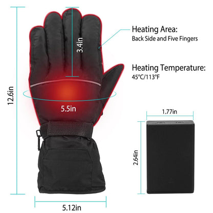 Heated Waterproof Gloves For Outdoor Use