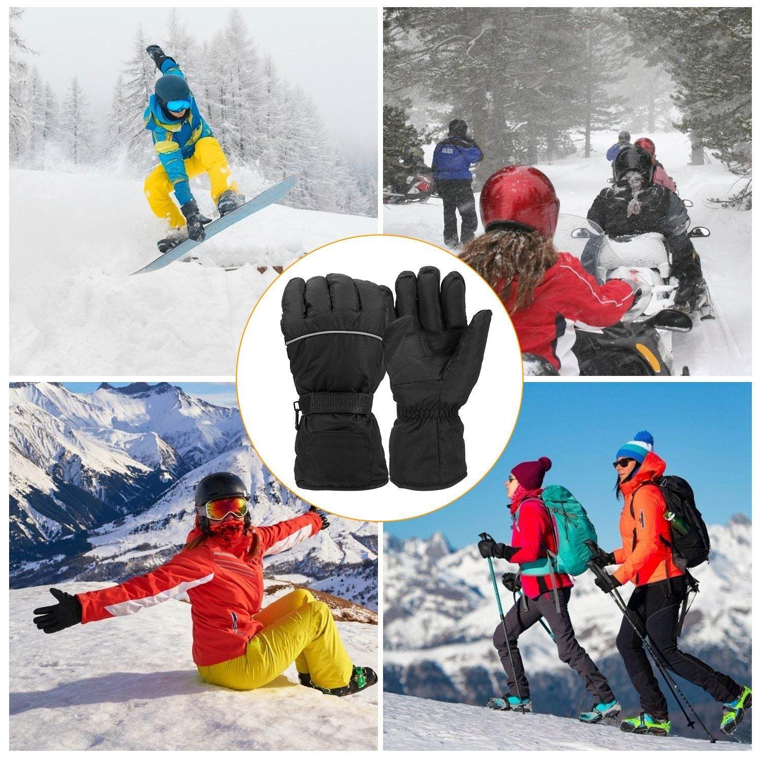 Heated Waterproof Gloves For Outdoor Use