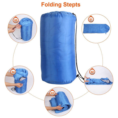 Lightweight Camping Sleeping Bag for Adults & Teens