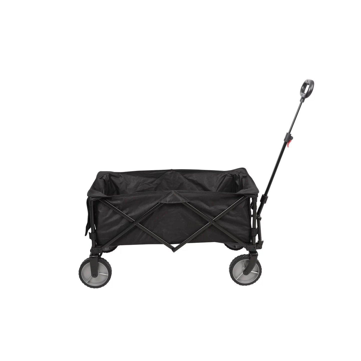 Folding Multipurpose Camp Wagon Cart in Black