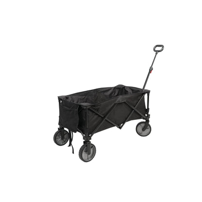 Folding Multipurpose Camp Wagon Cart in Black