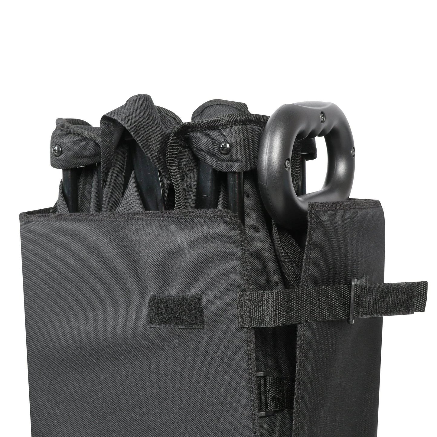 Folding Multipurpose Camp Wagon Cart in Black
