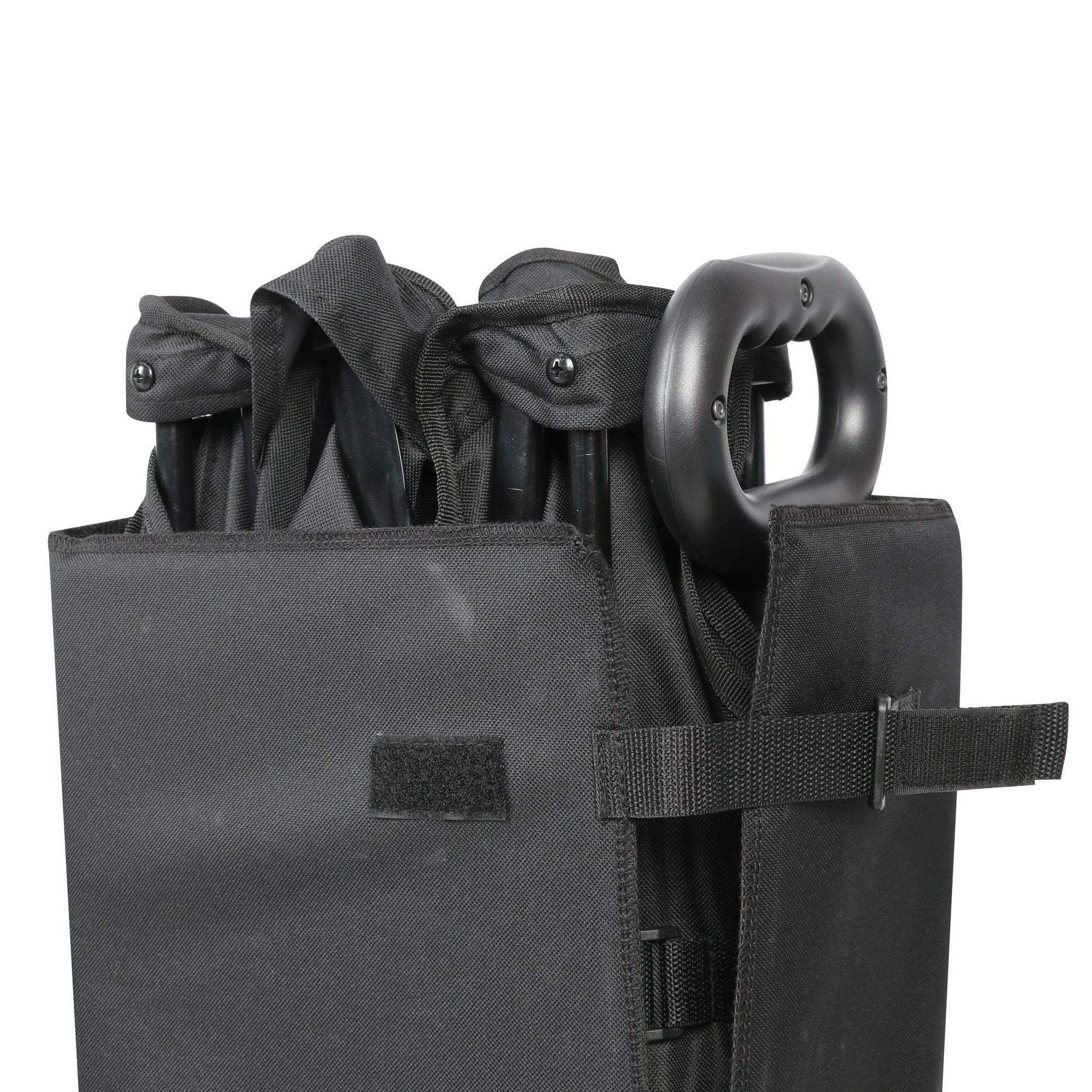 Folding Multipurpose Camp Wagon Cart in Black