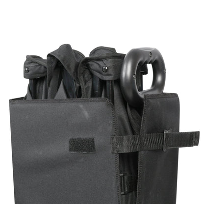 Folding Multipurpose Camp Wagon Cart in Black