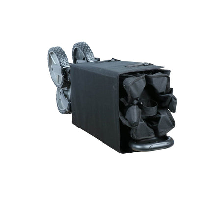 Folding Multipurpose Camp Wagon Cart in Black