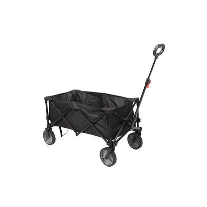 Folding Multipurpose Camp Wagon Cart in Black