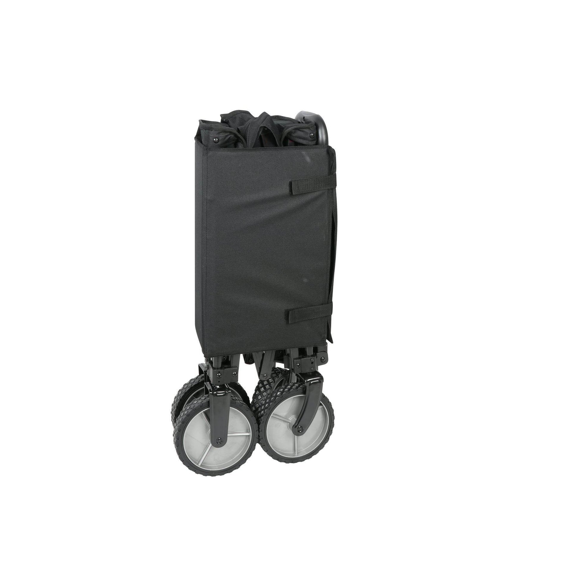 Folding Multipurpose Camp Wagon Cart in Black