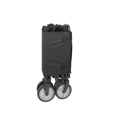 Folding Multipurpose Camp Wagon Cart in Black