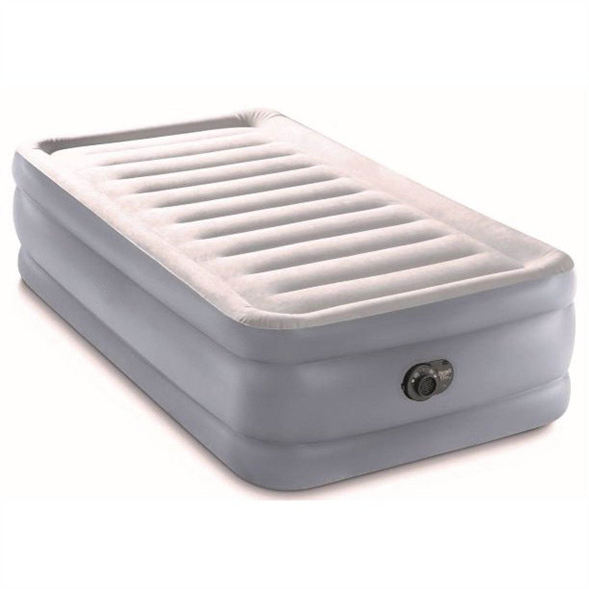 20" Dura-Beam Deluxe Raised Air Mattress with Built-in Pump
