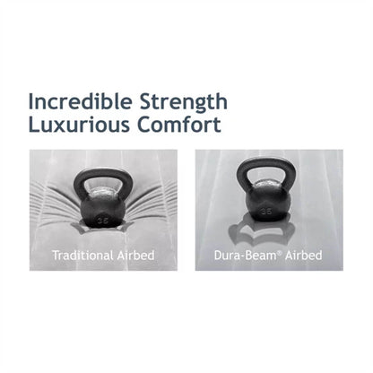 20" Dura-Beam Deluxe Raised Air Mattress with Built-in Pump