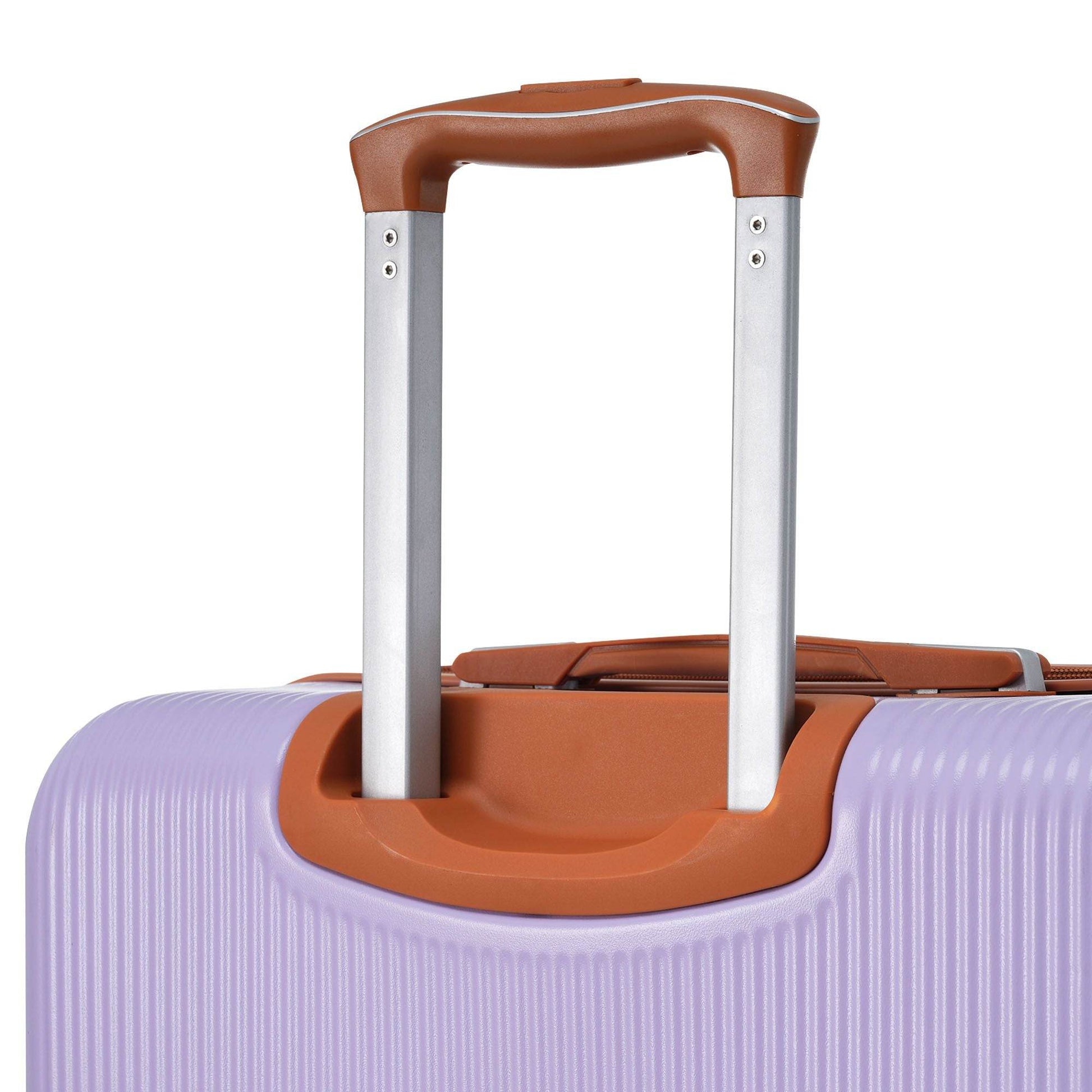 3-Piece ABS Hardside Luggage Set with Spinner Wheels & TSA Lock – 20", 24", 28" Sizes