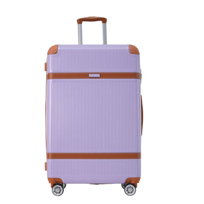 3-Piece ABS Hardside Luggage Set with Spinner Wheels & TSA Lock – 20", 24", 28" Sizes