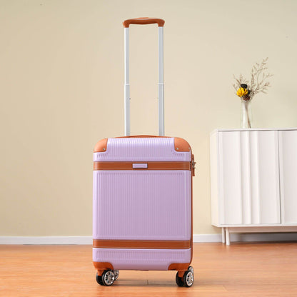 3-Piece ABS Hardside Luggage Set with Spinner Wheels & TSA Lock – 20", 24", 28" Sizes