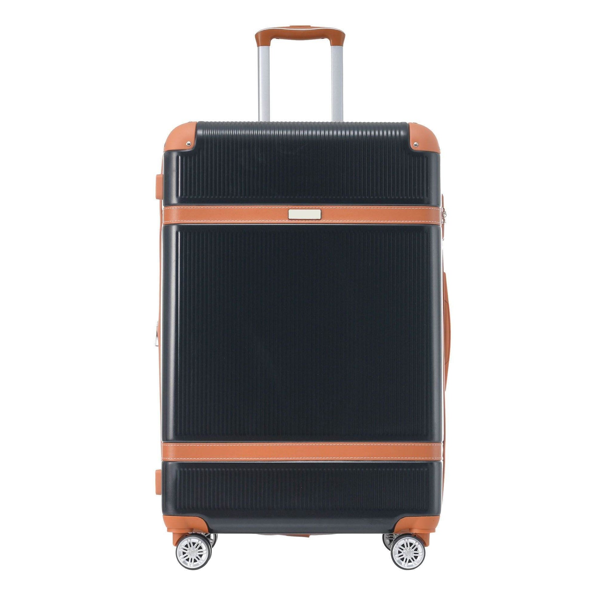 3-Piece Lightweight ABS Hardside Luggage Set with Spinner Wheels & TSA Lock – Expandable 20", 24", 28"