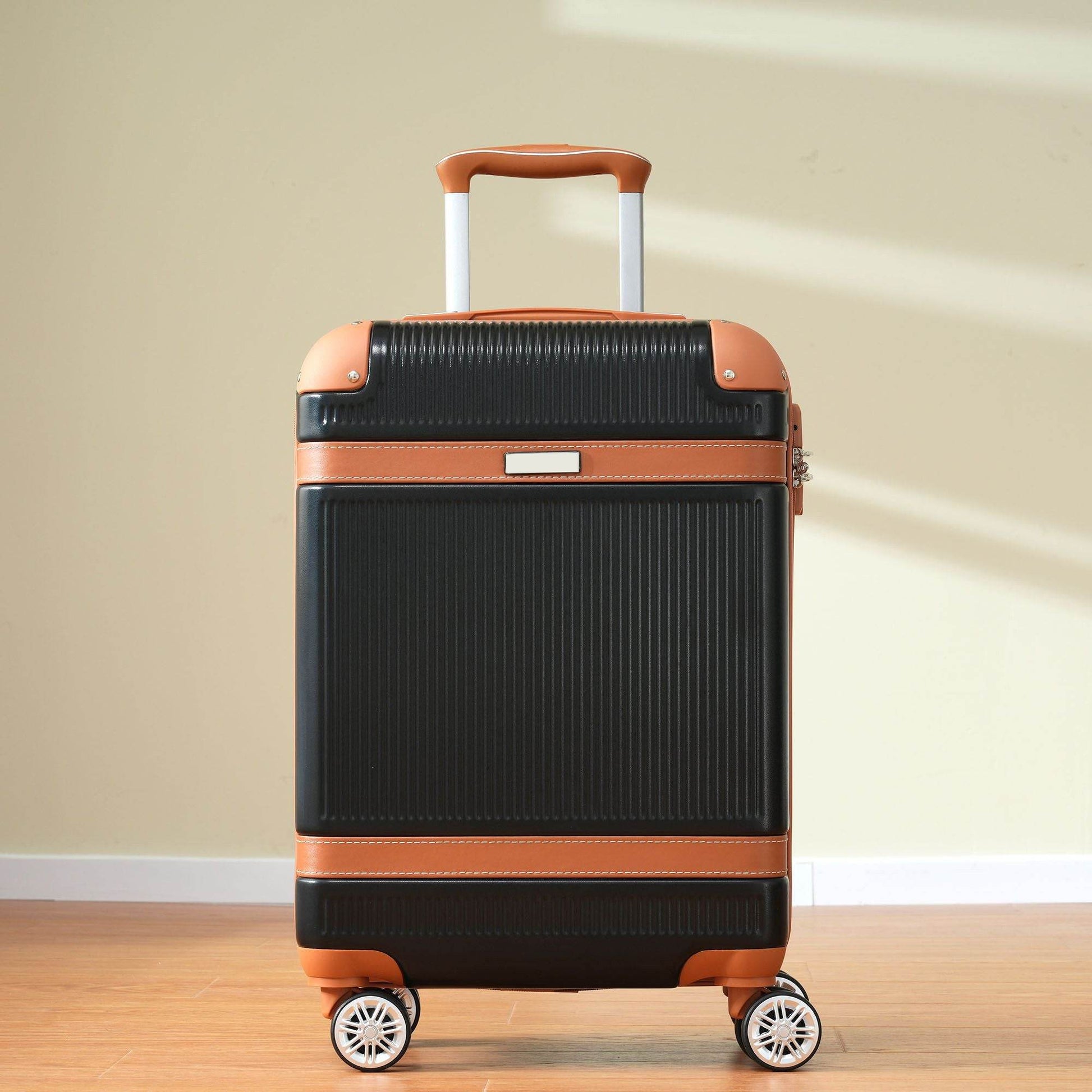 3-Piece Lightweight ABS Hardside Luggage Set with Spinner Wheels & TSA Lock – Expandable 20", 24", 28"