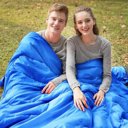 2-Person Sleeping Bag with Pillows