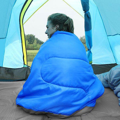 2-Person Sleeping Bag with Pillows
