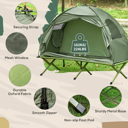 Single Person Folding Cot Combo with Carry Bag