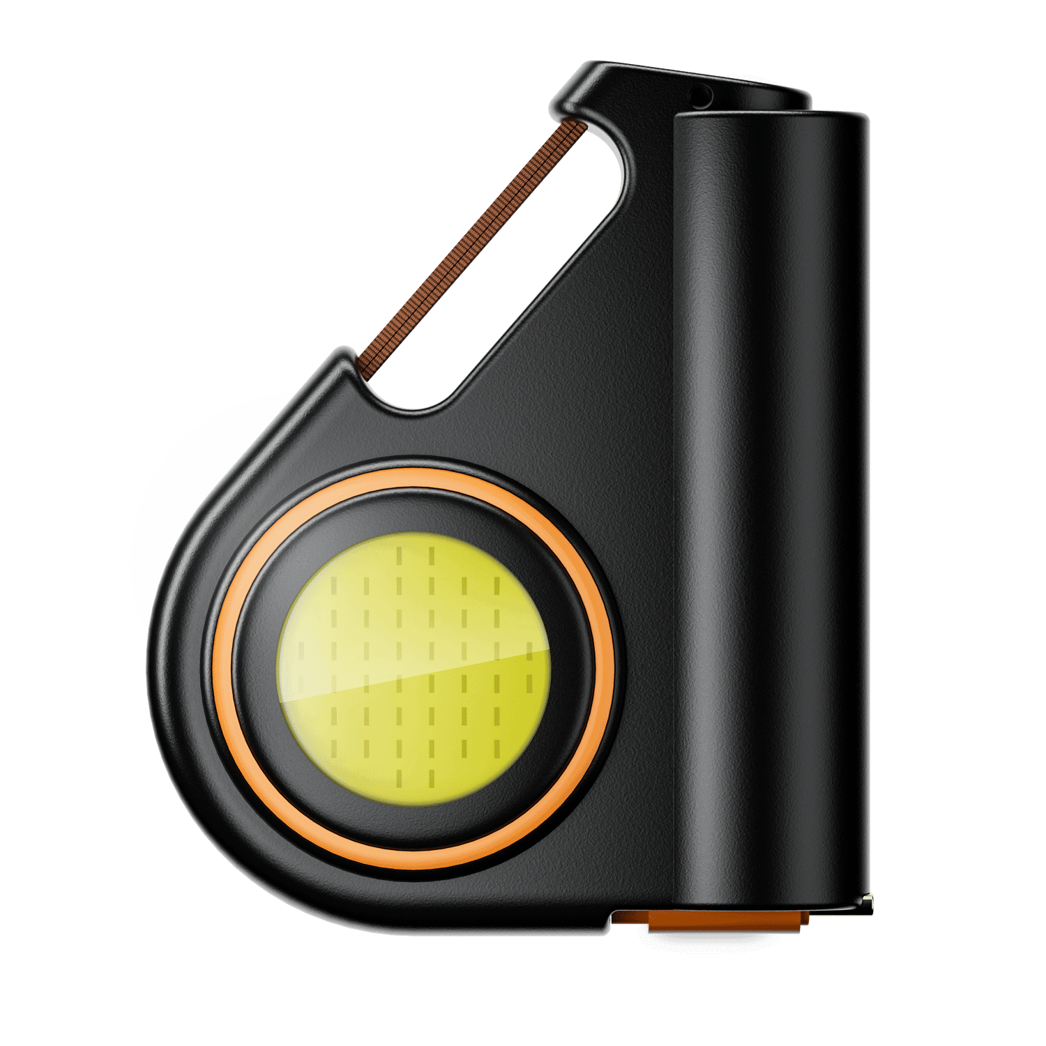 5000mAh Outdoor Power Bank with Built-In Retractable Cable, Flashlight, and Hiking Hook