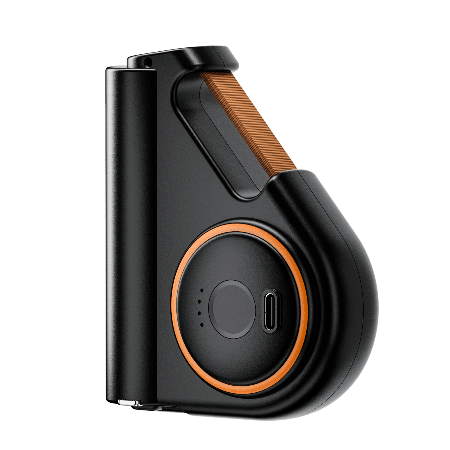 5000mAh Outdoor Power Bank with Built-In Retractable Cable, Flashlight, and Hiking Hook