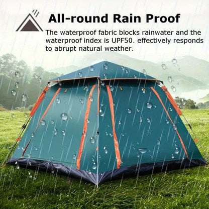 2-3 Person Waterproof Tent with Mosquito Nets, Windows and Carrying Bag