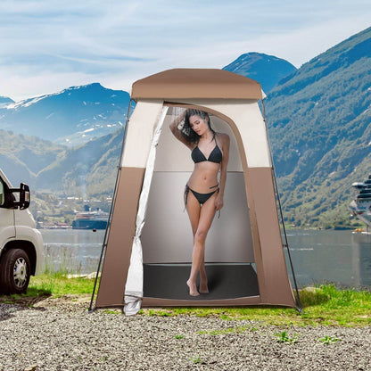 66" x 66" x 87" 1 Room Oversize Outdoor Camping Shower Tent