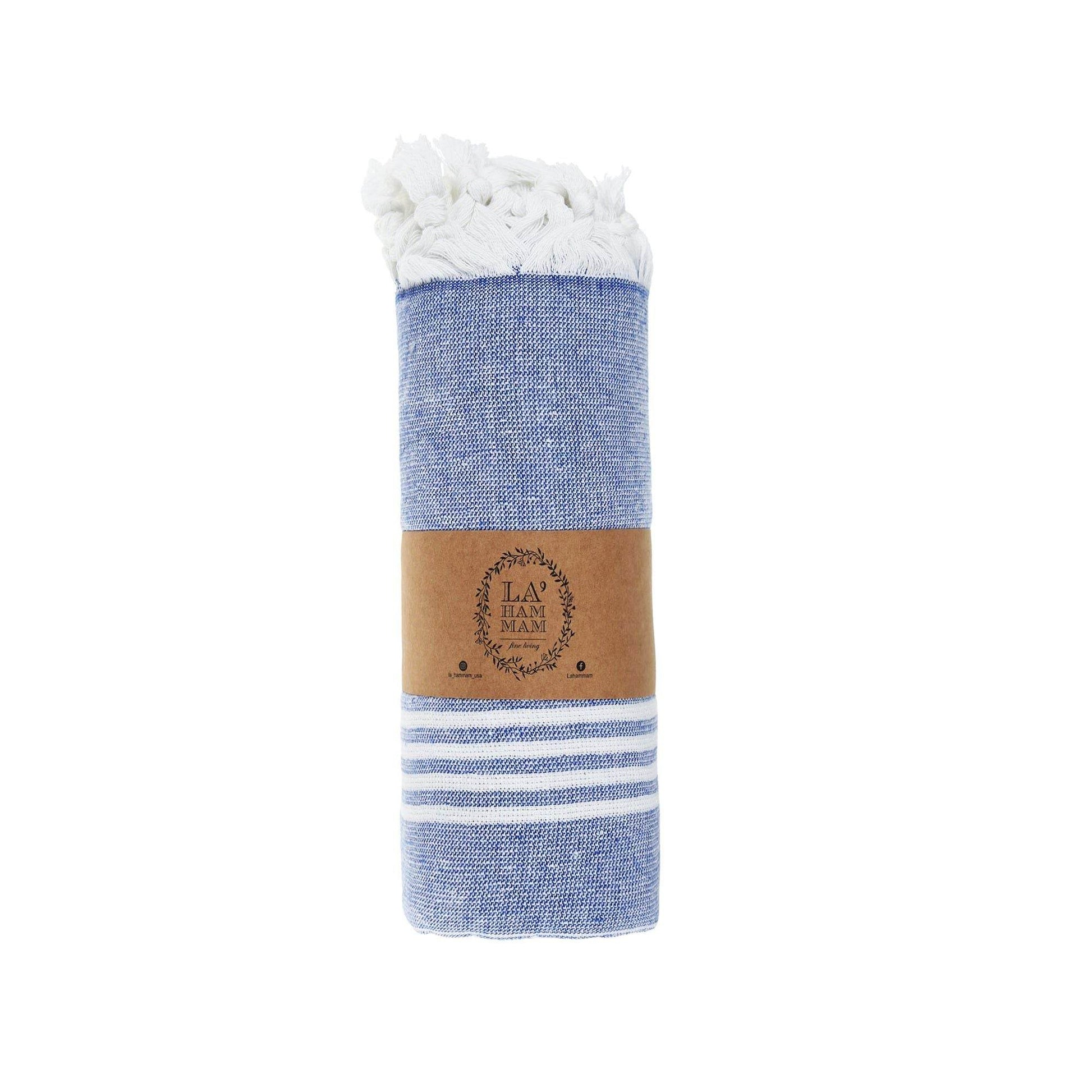 Asena Beach Towel 38'' x 70'' Blue