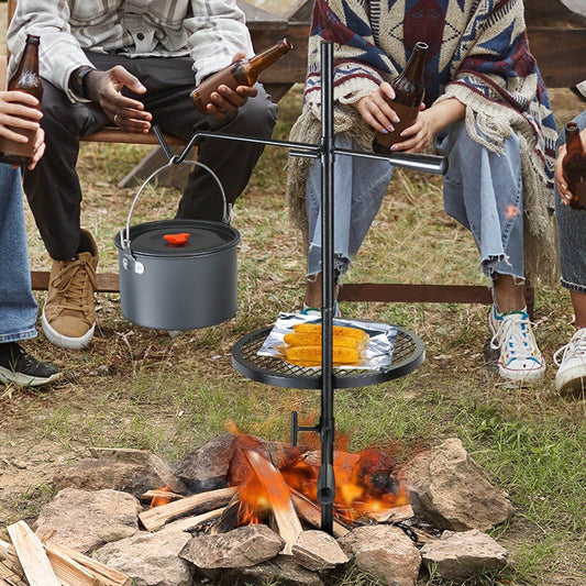 360° Adjustable Open Fire Camping Grill Grate