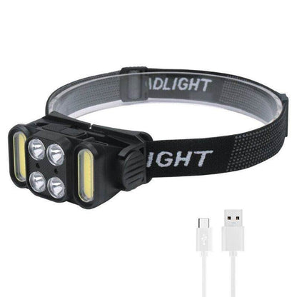 Rechargeable LED Headlamp for Camping, Cycling, Hiking and Hunting