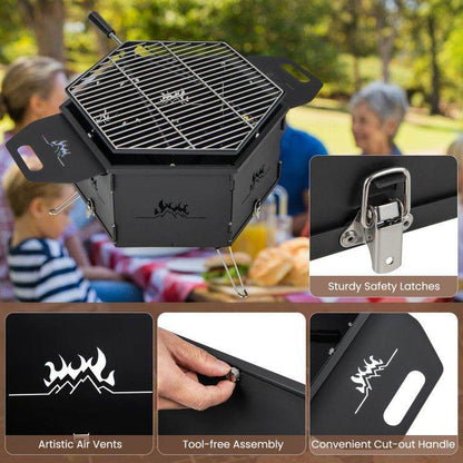Portable Charcoal Grill Stove