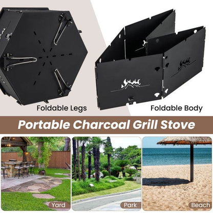 Portable Charcoal Grill Stove