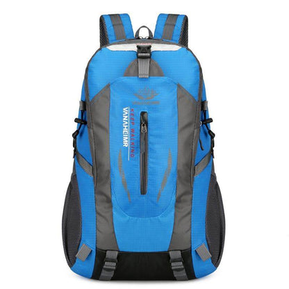 36L Waterproof Travel Hiking Backpack Blue