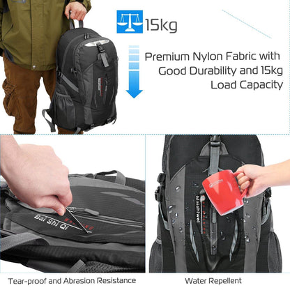 36L Waterproof Travel Hiking Backpack