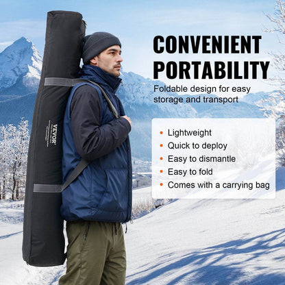 1-2 Person Portable Pop-Up Ice Fishing Shanty Tent