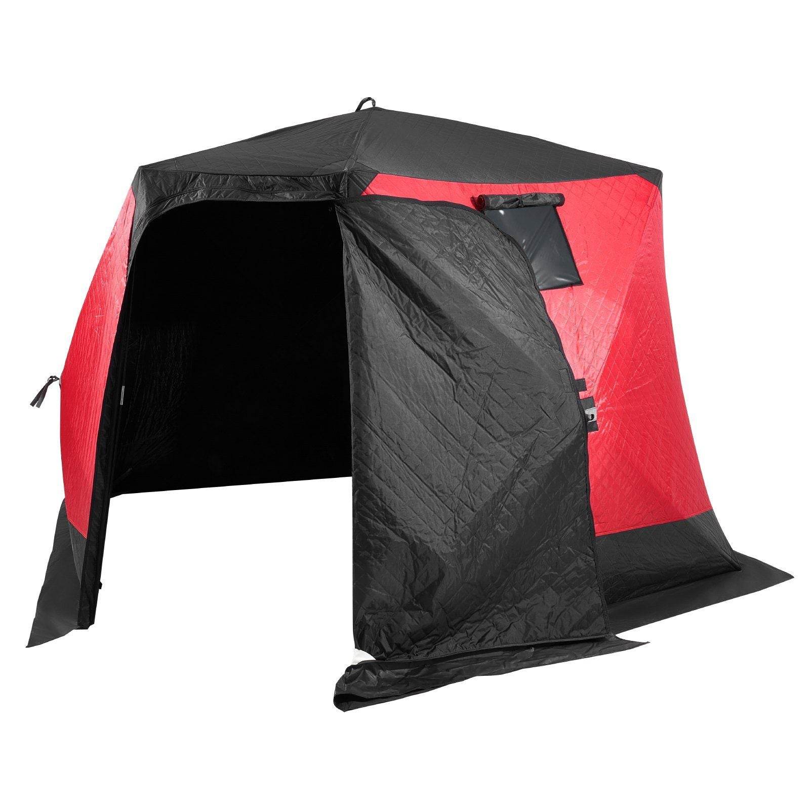 6-8 Person Portable Pop-Up Ice Fishing Shanty Tent
