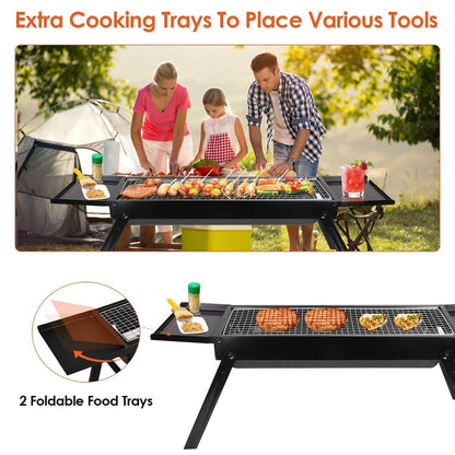 Folding Charcoal Stainless Steel Grill