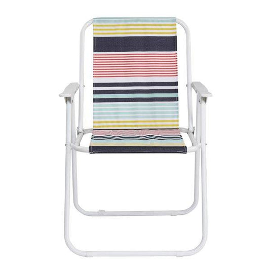 Colorful Striped Folding Lightweight Beach Chair