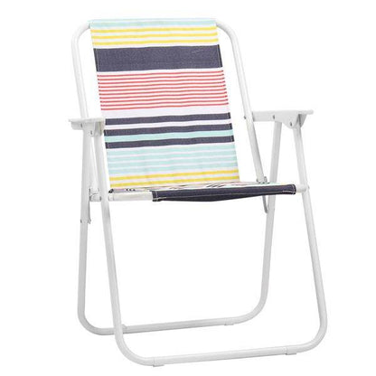 Colorful Striped Folding Lightweight Beach Chair