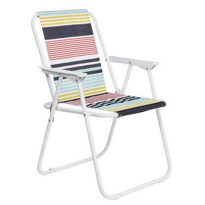 Colorful Striped Folding Lightweight Beach Chair