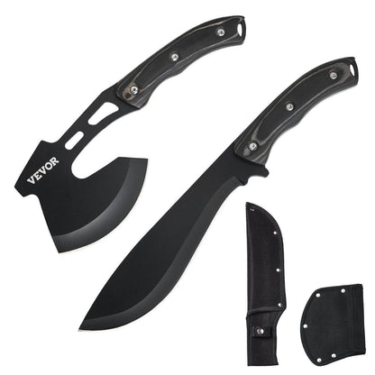 Hunting Knife and Hatchet Axe Combo Set