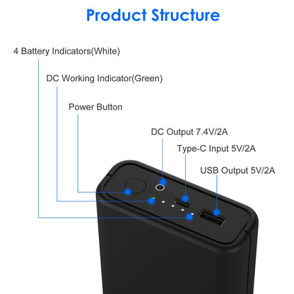 Universal Power Bank for Heated Clothing and Accessories - Replacement Battery Pack