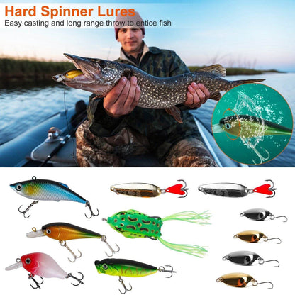383-Piece Fishing Lure Set with Tackle Box