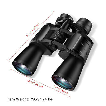 Portable Zoom Binoculars with FMC Lens and Low Light Night Vision