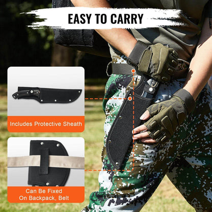 Hunting Knife and Hatchet Axe Combo Set