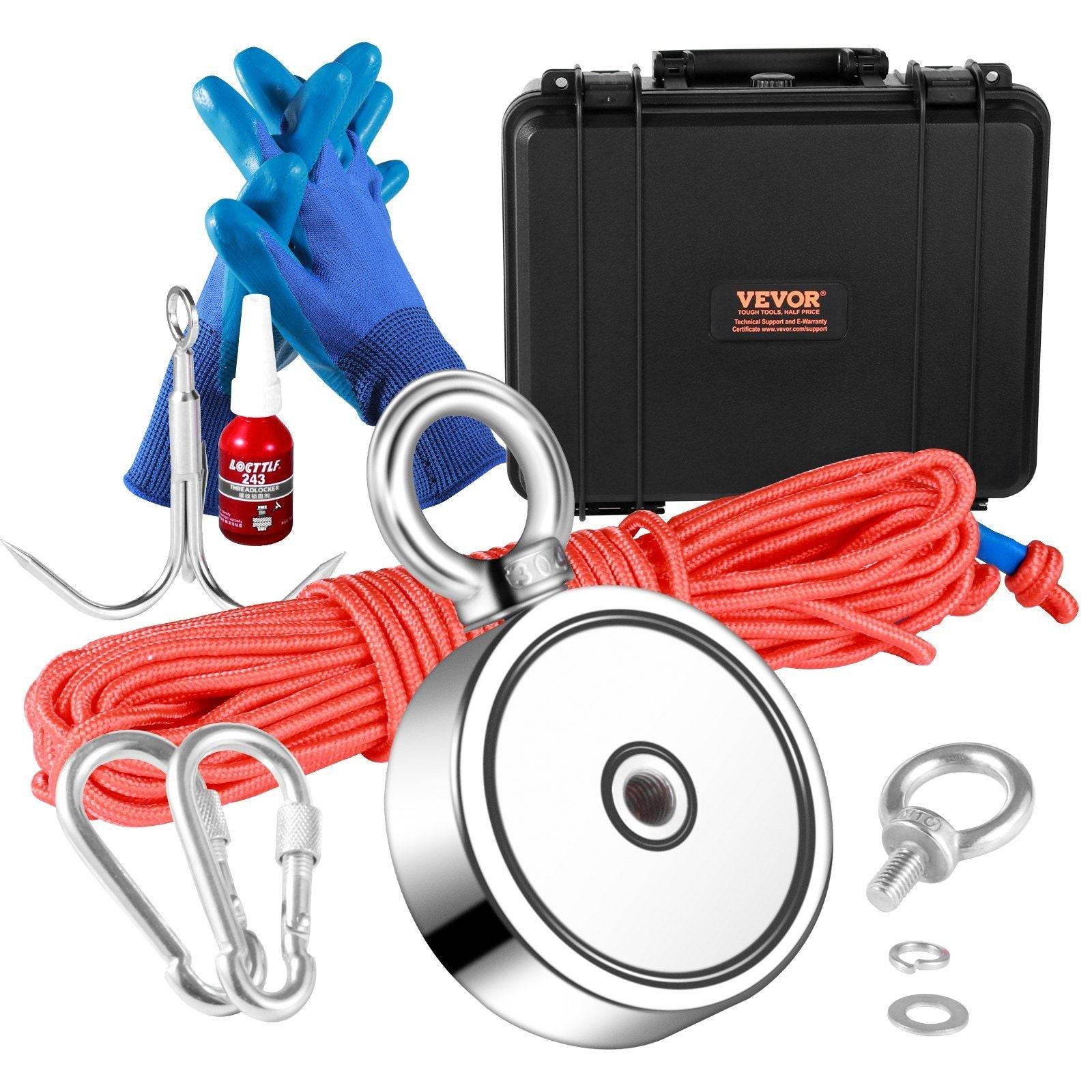 1200lb Double-Sided Magnet Fishing Kit